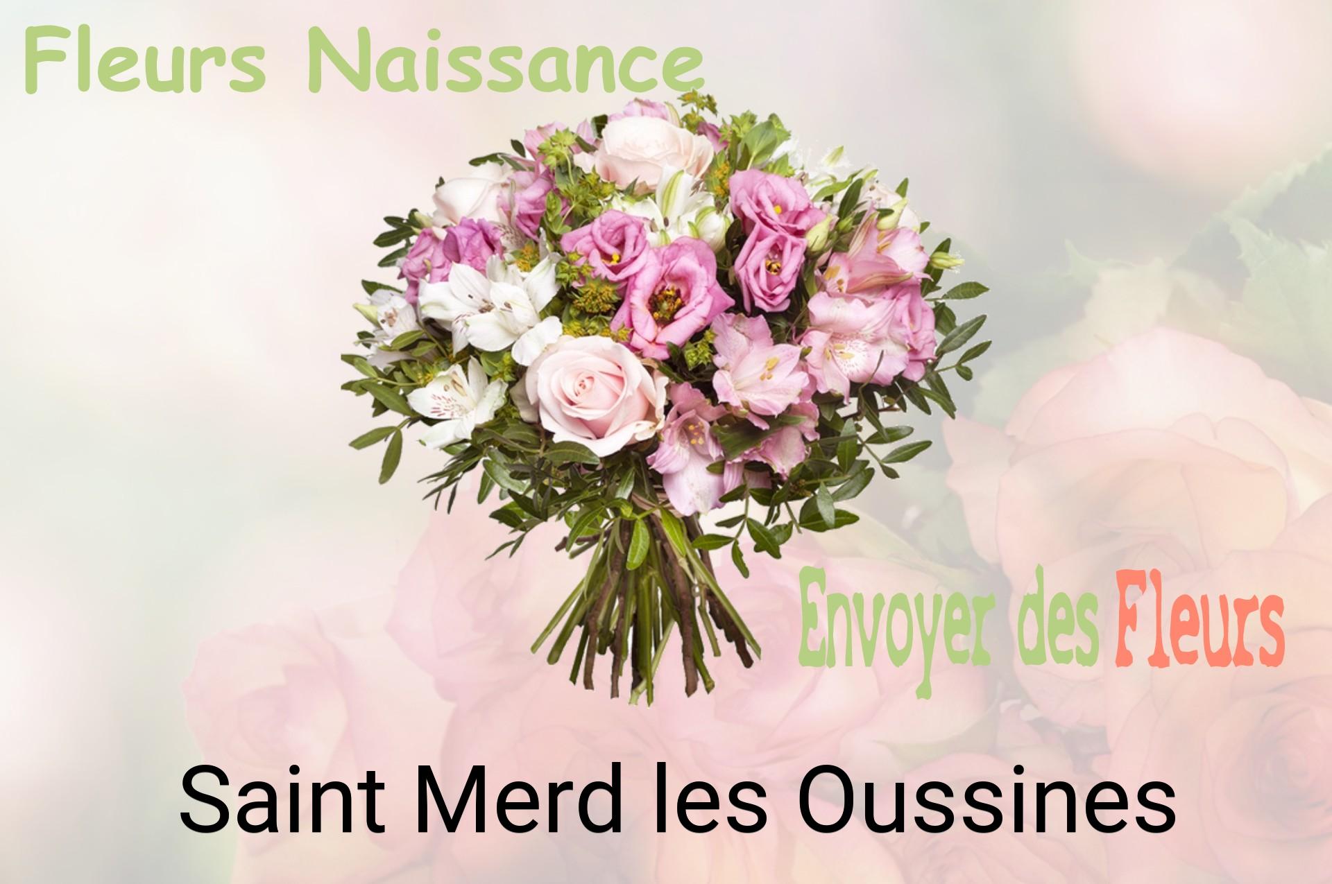 Bouquet de fleurs de naissance livré à Saint-Merd-les-Oussines